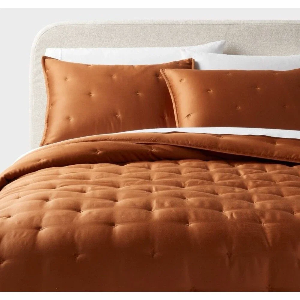 3pc King TENCEL Lyocell Comforter and Sham Set Copper - Threshold